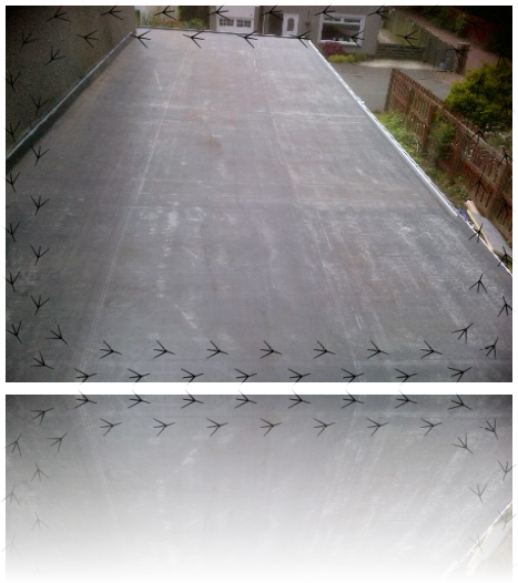 New Garage Roof in Firestone Epdm Rubbercover
