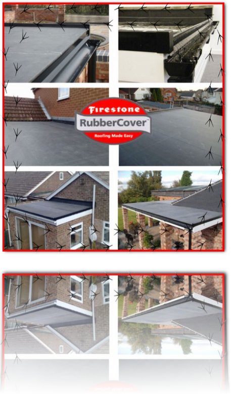 Firestone Rubbercover Epdm single ply flat roofing rubber membrane systems