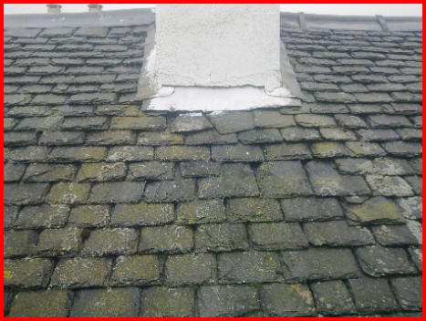 Storm Damage Scotch Slate Roof in Bathgate