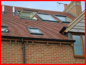 Plain tiles & Velux Roof Windows West Lothian